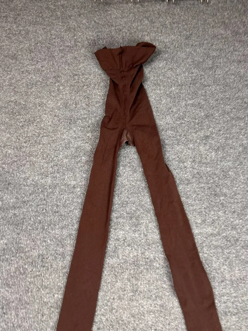George Girls Brown Tights Size 4 Knit in USA Assembled in Honduras